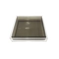 R16 Home Encased Lucite Tray, Grey LECT-GREY